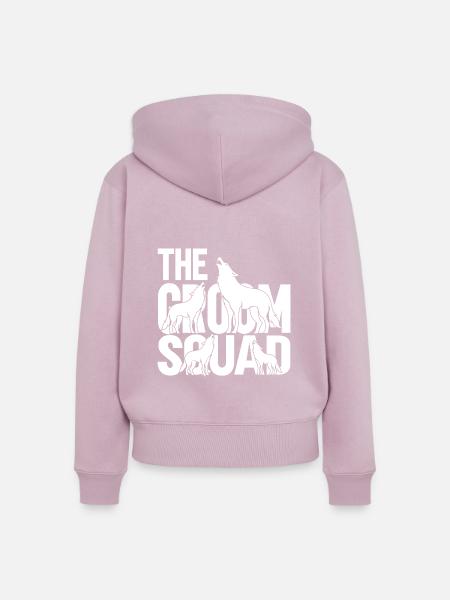 Groom Squad - Frauen Premium Bio Zip Hoodie - Altrosa