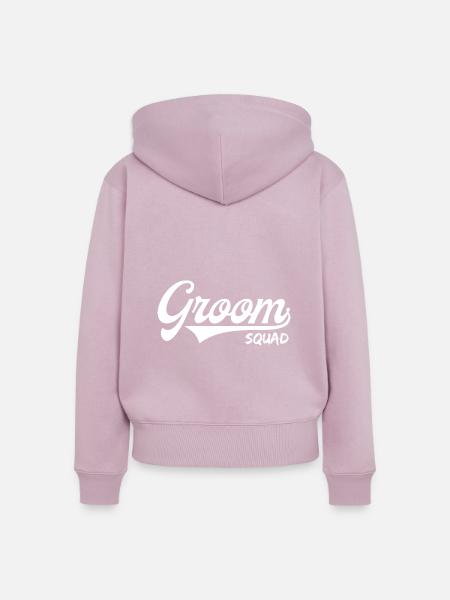 Groom Squad - Frauen Premium Bio Zip Hoodie - Altrosa