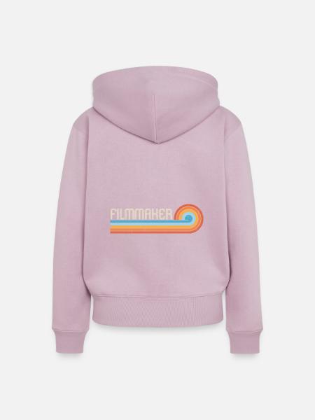 Filmemacher - Frauen Premium Bio Zip Hoodie - Altrosa