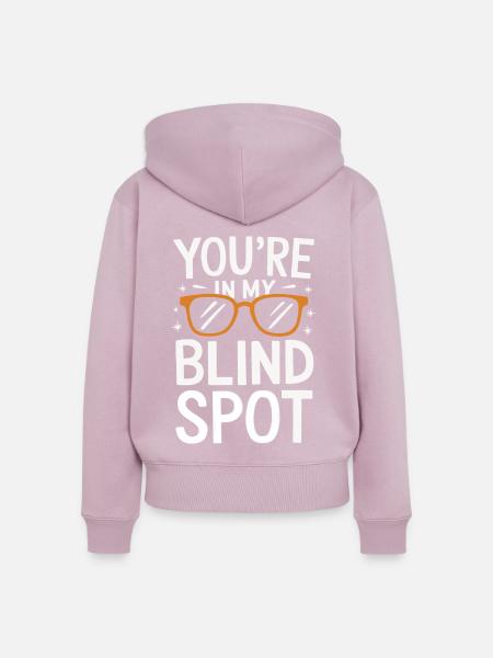 Blinde Blindheit Sehbehinderte Menschen - Frauen Premium Bio Zip Hoodie - Altrosa