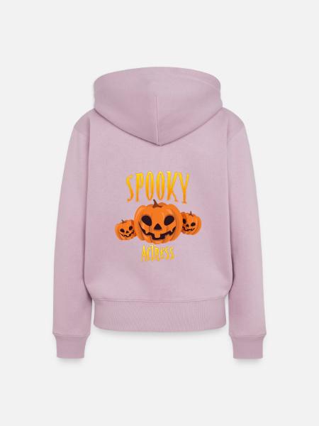 Gruselige Schauspielerin - Frauen Premium Bio Zip Hoodie - Altrosa