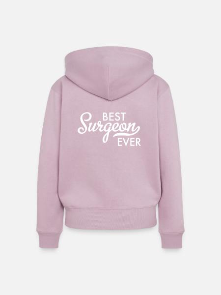 Chirurg - Frauen Premium Bio Zip Hoodie - Altrosa