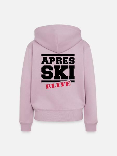 Après-Ski-Elite - Frauen Premium Bio Zip Hoodie - Altrosa