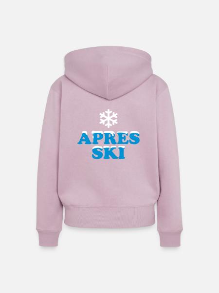 Apres Ski - Frauen Premium Bio Zip Hoodie - Altrosa