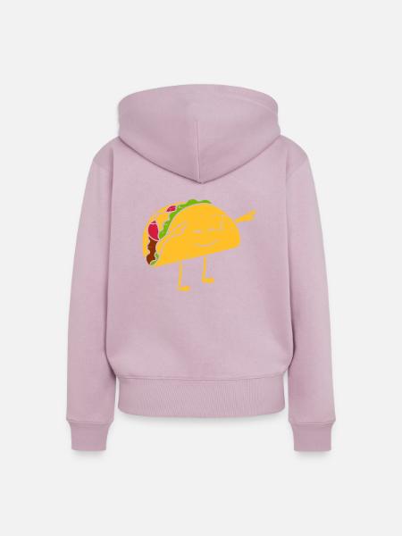 Taco - Frauen Premium Bio Zip Hoodie - Altrosa