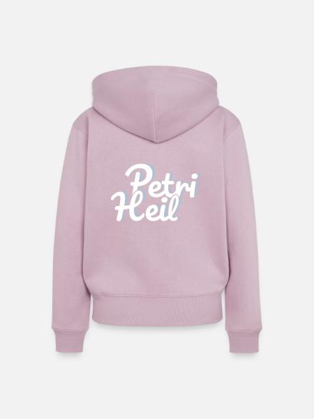 Petri Heil - Frauen Premium Bio Zip Hoodie - Altrosa