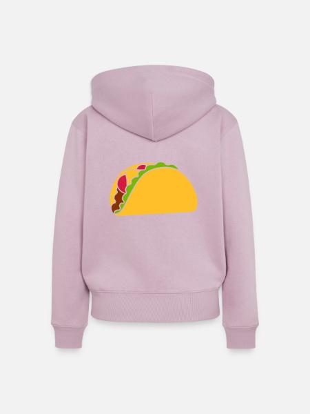 Taco - Frauen Premium Bio Zip Hoodie - Altrosa