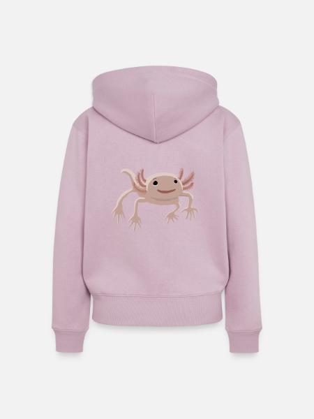 Axolotl - Frauen Premium Bio Zip Hoodie - Altrosa