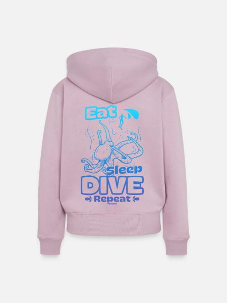 Tauchen - Frauen Premium Bio Zip Hoodie - Altrosa