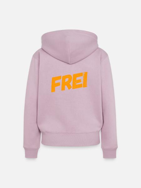 Frei - Frauen Premium Bio Zip Hoodie - Altrosa