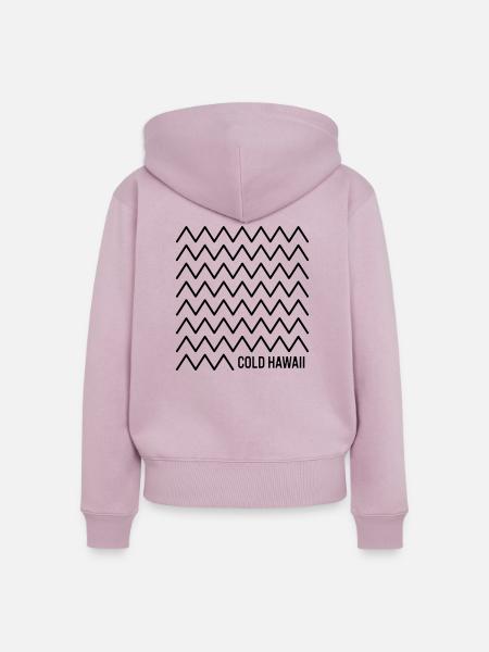 Cold Hawaii - Frauen Premium Bio Zip Hoodie - Altrosa