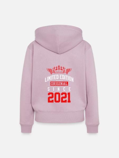 2021 limited edition - Frauen Premium Bio Zip Hoodie - Altrosa