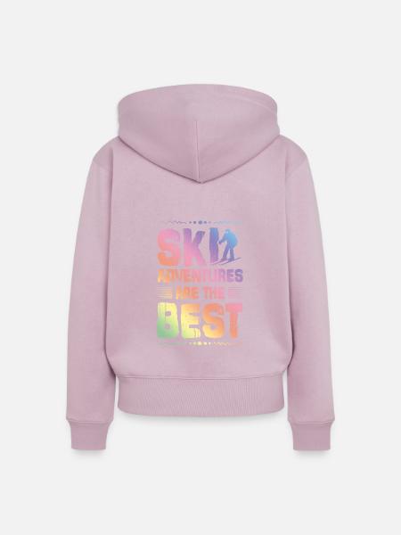 Ski Adventures - Frauen Premium Bio Zip Hoodie - Altrosa