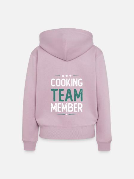 Cooking Team - Frauen Premium Bio Zip Hoodie - Altrosa