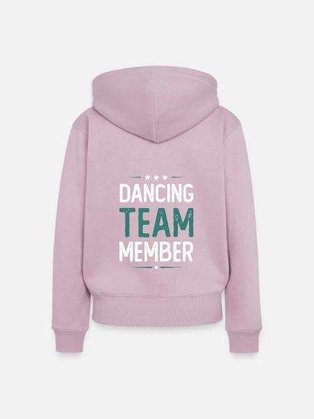 Dancing Team - Frauen Premium Bio Zip Hoodie - Altrosa