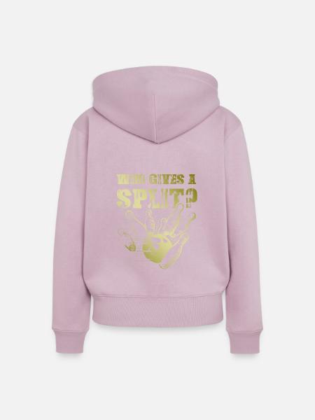 Bowling Split - Frauen Premium Bio Zip Hoodie - Altrosa