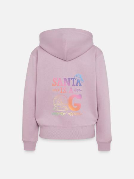 Santa is a OG - Frauen Premium Bio Zip Hoodie - Altrosa
