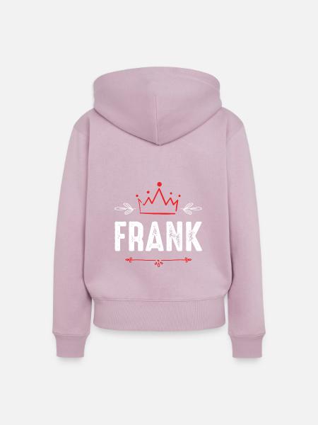 Frank - Frauen Premium Bio Zip Hoodie - Altrosa