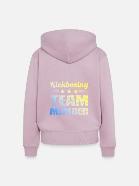 Kickboxing Team - Frauen Premium Bio Zip Hoodie - Altrosa