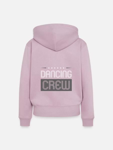 Dancing Crew - Frauen Premium Bio Zip Hoodie - Altrosa