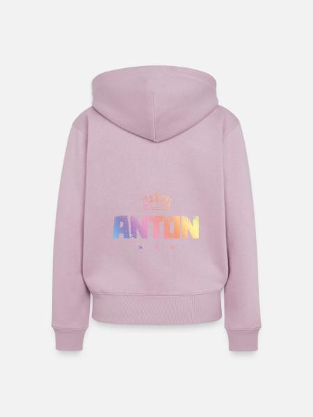 Anton - Frauen Premium Bio Zip Hoodie - Altrosa