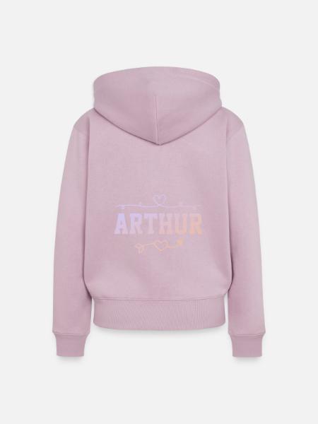Arthur - Frauen Premium Bio Zip Hoodie - Altrosa