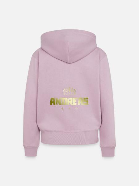 Andreas - Frauen Premium Bio Zip Hoodie - Altrosa