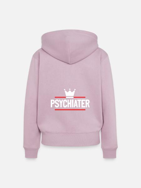 Psychiater Beruf - Frauen Premium Bio Zip Hoodie - Altrosa