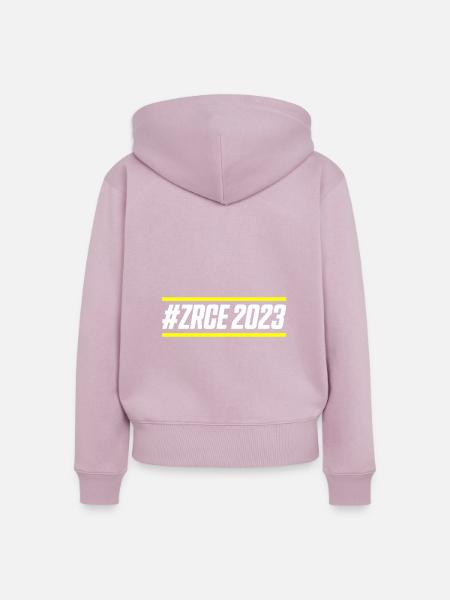 Zrce 2023 - Frauen Premium Bio Zip Hoodie - Altrosa