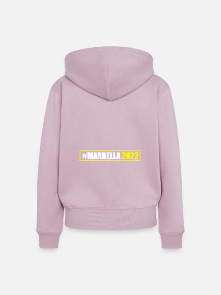 Marbella 2022 - Frauen Premium Bio Zip Hoodie - Altrosa