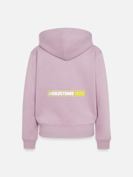 Goldstrand 2023 - Frauen Premium Bio Zip Hoodie - Altrosa