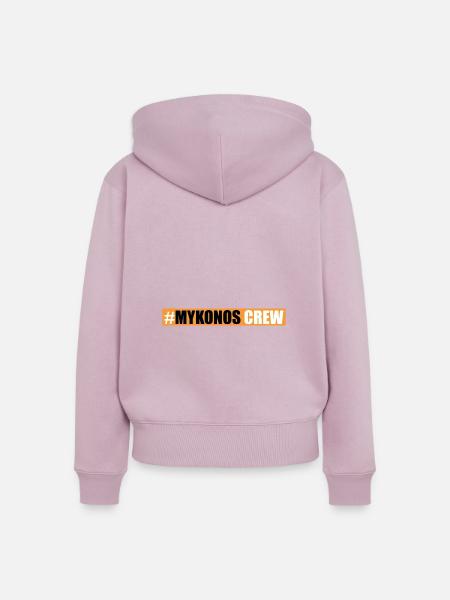 Mykonos Crew - Frauen Premium Bio Zip Hoodie - Altrosa