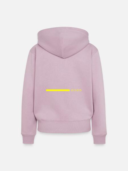 2025 Strich - Frauen Premium Bio Zip Hoodie - Altrosa
