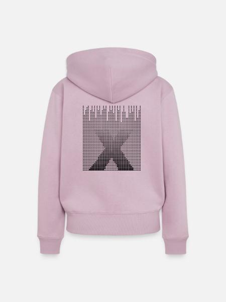 Buchstabe x - Frauen Premium Bio Zip Hoodie - Altrosa