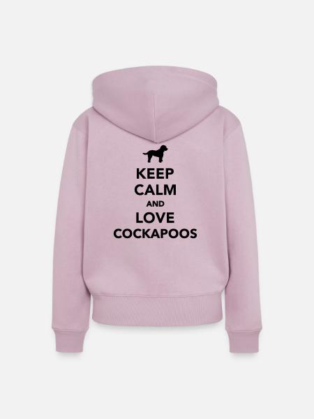 Cockapoo - Frauen Premium Bio Zip Hoodie - Altrosa