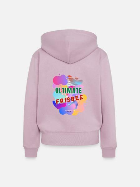 4 Ulti Cloud - Frauen Premium Bio Zip Hoodie - Altrosa