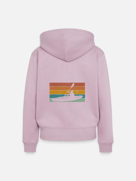 Kayak - Frauen Premium Bio Zip Hoodie - Altrosa