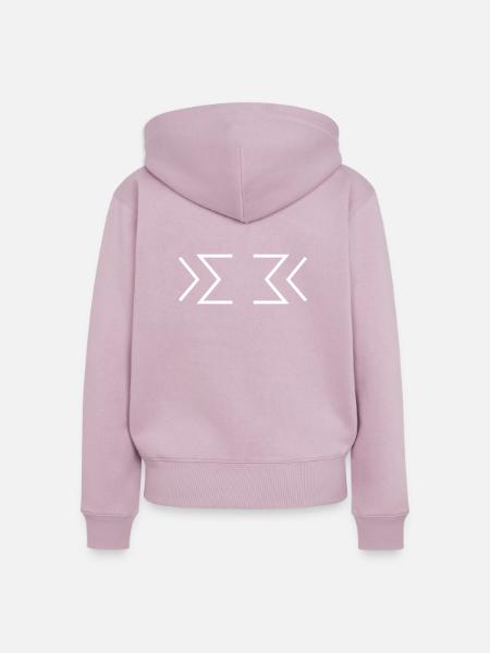 GREEK - Frauen Premium Bio Zip Hoodie - Altrosa