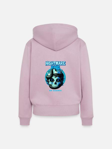 Nightmare King - Frauen Premium Bio Zip Hoodie - Altrosa