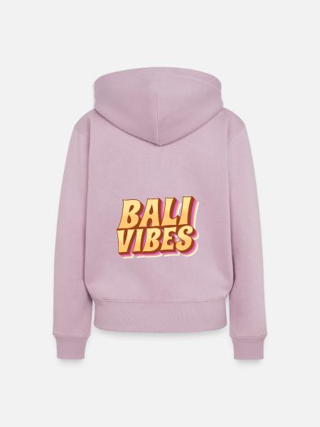 Bali - Indonesien - Frauen Premium Bio Zip Hoodie - Altrosa