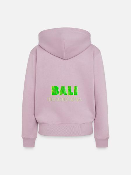 Bali - Indonesien - Frauen Premium Bio Zip Hoodie - Altrosa