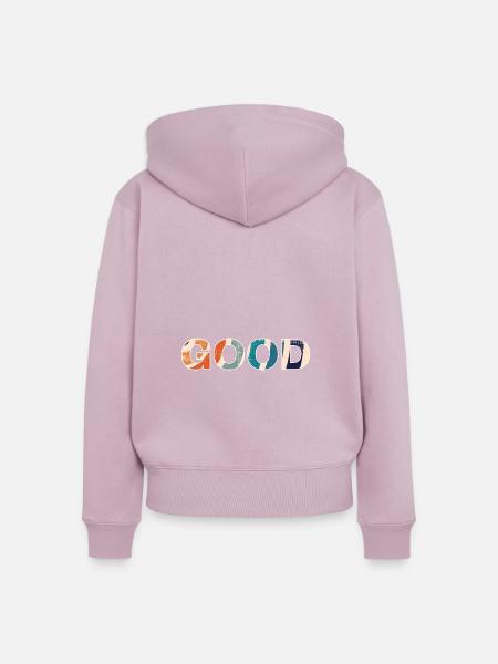 Good - Frauen Premium Bio Zip Hoodie - Altrosa
