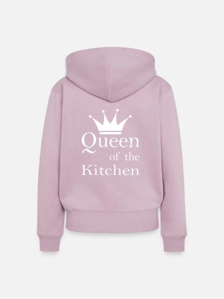 Kochen backen Kitchen - Frauen Premium Bio Zip Hoodie - Altrosa