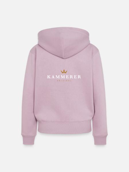Kammerer Original Familienlogo - Frauen Premium Bio Zip Hoodie - Altrosa