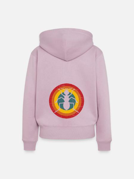 Ameise - Frauen Premium Bio Zip Hoodie - Altrosa
