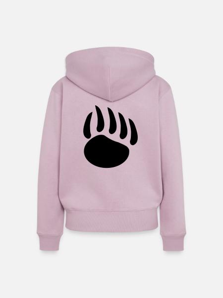 baerentatze - Frauen Premium Bio Zip Hoodie - Altrosa