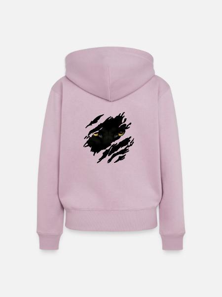 Biest in mir - Frauen Premium Bio Zip Hoodie - Altrosa