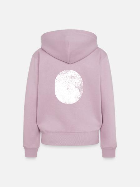 SHAPES FORMEN GRUNGE - Frauen Premium Bio Zip Hoodie - Altrosa