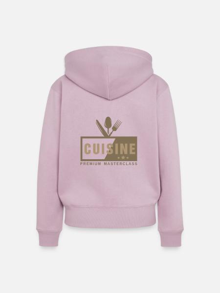 Cuisine Premium Masterclass - Frauen Premium Bio Zip Hoodie - Altrosa