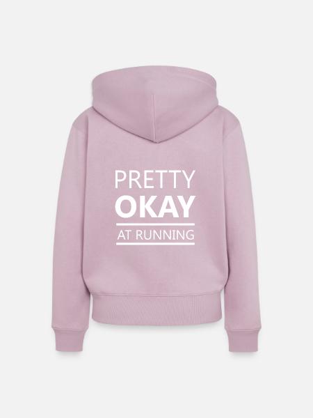 Fußball Soccer - Frauen Premium Bio Zip Hoodie - Altrosa